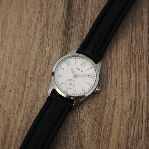 Coach women's watch used, stainless steel 25 mm Swiss Made