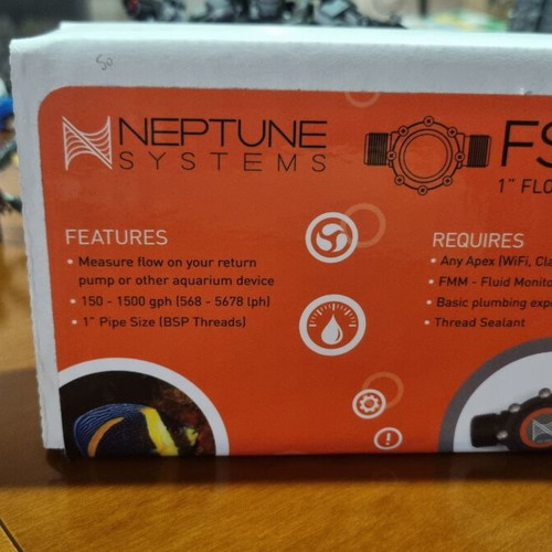 Neptune Systems Flow Sensor FS-100 1" new