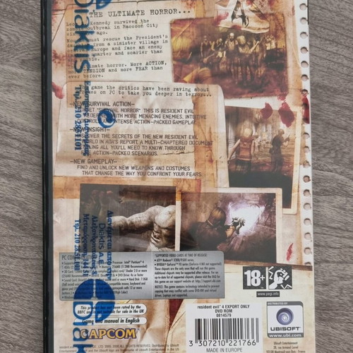 Resident Evil 4 PC game used