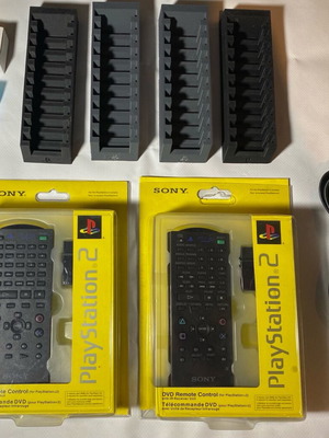 Αξεσουάρ PlayStation 2 μεταχειρισμένα, σετ με laser, remote, stand και καλώδιο AV