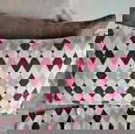  Ζεύγος μαξιλαροθηκες Dimcol Diamond Burgundy καινουριες