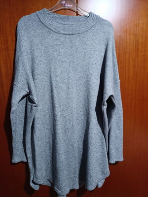Knitted sweater used gray, sizes L-XXL