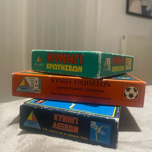 Vintage board question games used, pack