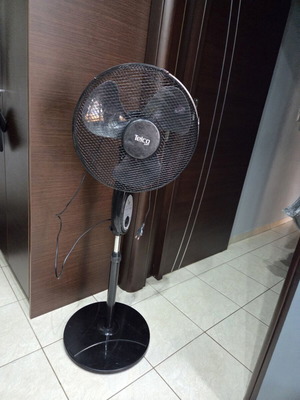 Ανεμιστήρας Telco BN-40R 16'' 40cm ορθοστάτης σαν καινούργιο, μαύρος