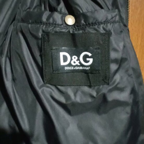 Dolce and Gabbana men's black jacket like new without hood
