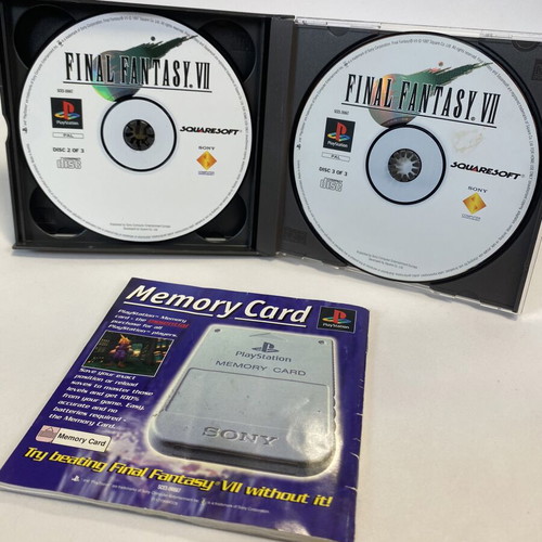 Final Fantasy 7 VII PlayStation 1 PS1 game used, complete English