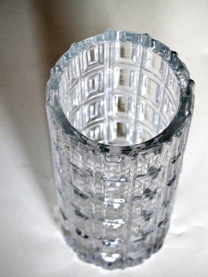 Γνήσιο κρυστάλλινο βάζο - ανθοδοχείο μεταχειρισμένο