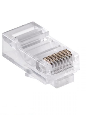 Network Plug 8P8C RJ45 CAT5 Pack of 100