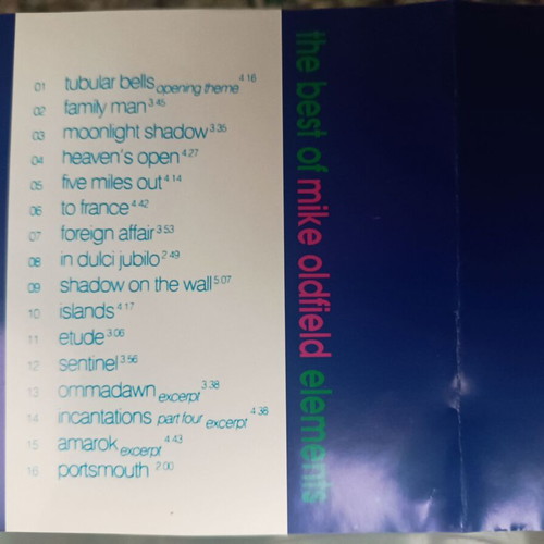 Mike Oldfield Elements CD like new, electronic