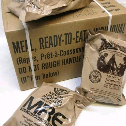 US MRE new, box with 12 menus