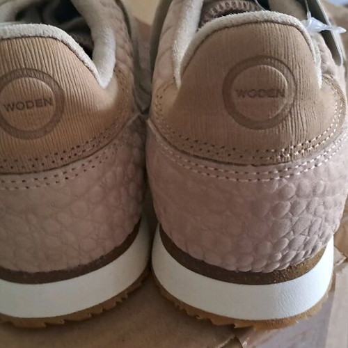 Woden waterproof shoes new, leather, beige, sizes 37-39