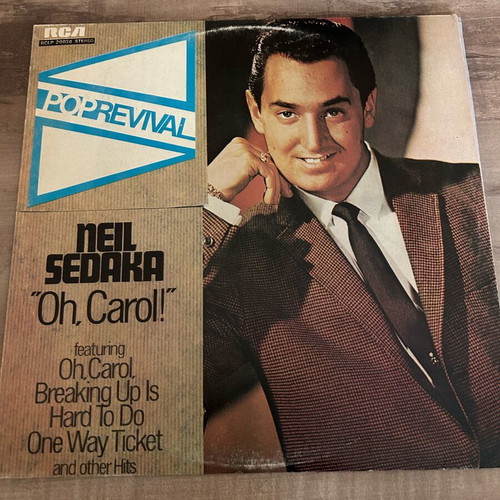 Neil Sedaka Oh Carol vinyl used, pop