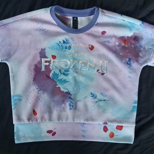 Adidas Frozen 2 kids sweatshirt used, size 110