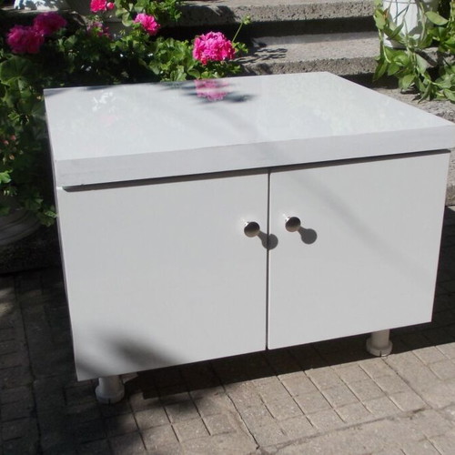 Cabinet for Small Stove Type Rahovets New, White Laminate