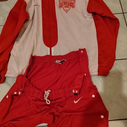 Olympiakos Vintage Basketball Warm-Up Suit Nike 90s mint condition