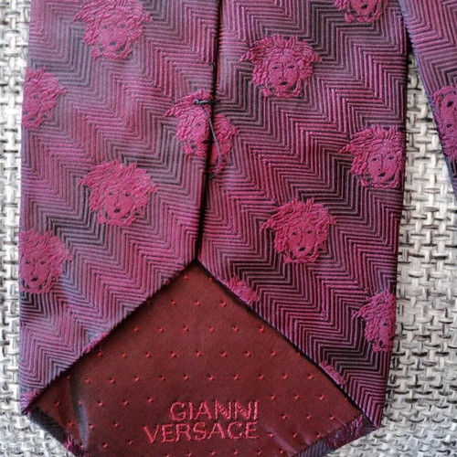 Vintage Gianni Versace tie used, silk