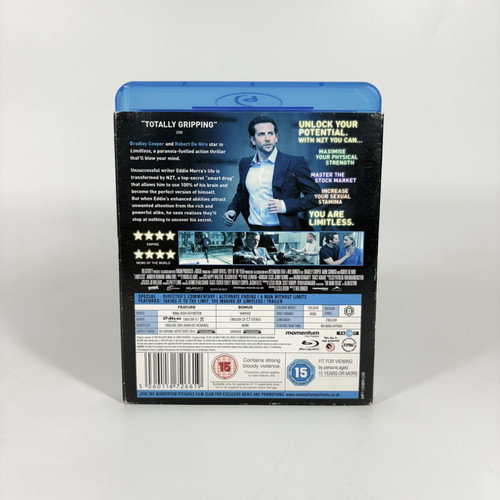 Limitless Blu-ray like new with English subtitles