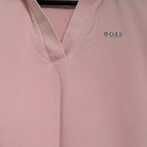 Boss pink polo dress like new, size M