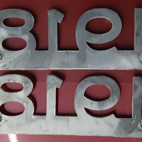 Mercedes-Benz 1918 aluminum collectible badges used