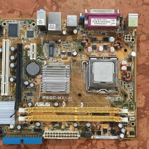 Motherboard Asus P5GC-MX/1333 LGA775 Socket mATX with Pentium Dual Core E2180 used