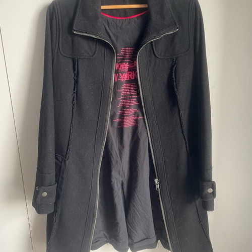 DKNY JEANS coat used black size Medium