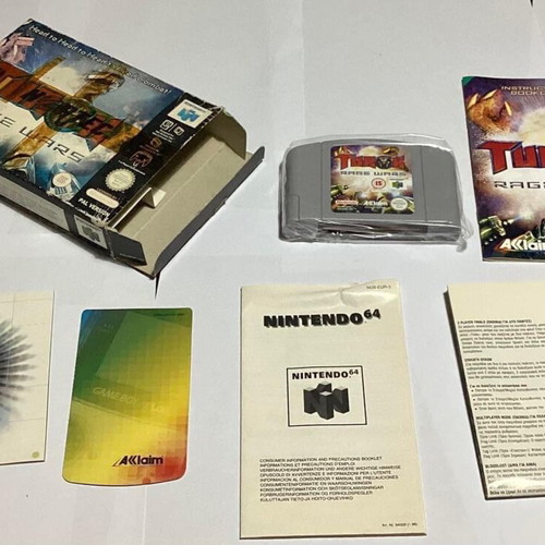 Nintendo 64 Turok Rage Wars new, English version, PAL, with Greek manual