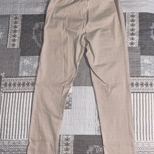 Beige summer pants used, size S 36 8 with pockets and belt