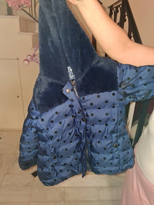 Allouette children's jacket like new, 2 years old with 2 gray leggings gift