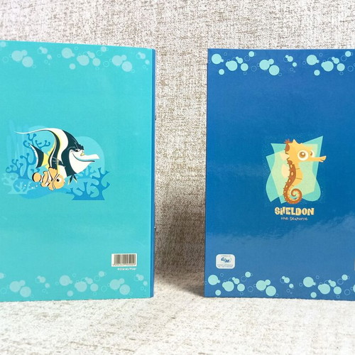 Nemo Disney Pixar vintage school folders, pack of 2
