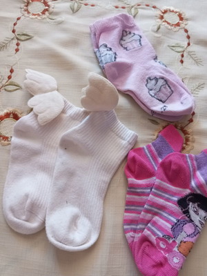 Baby socks used, assorted designs