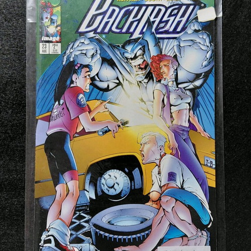 Backlash #23 comic like new with Talos's death, Image Comics
