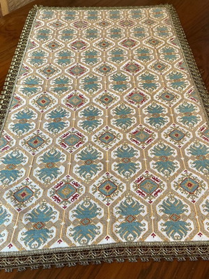Handmade embroidery like new, 87 cm x 46 cm