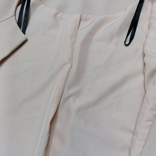 Women's long collarless jacket H&M like new, soft salmon color