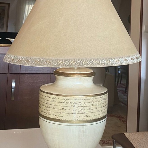 Table lamp like new, height 67 cm, width 50 cm