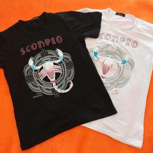Set of 2 Scorpio T-shirts like new, size M, black and white