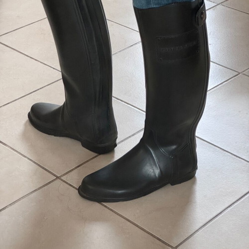 Burberry wellington boots like new, size 39, black