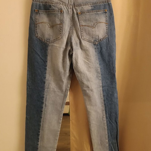 Lee Cooper two-tone denim pants like new, mom fit, size XXS