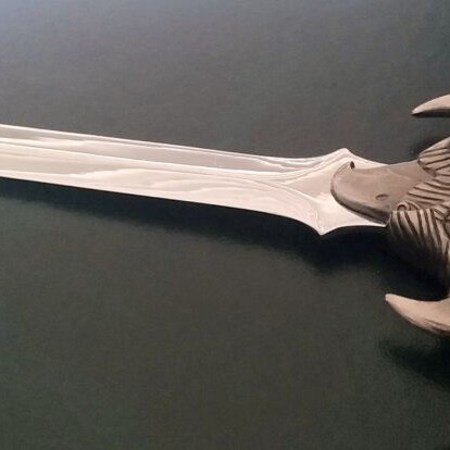 Decorative sword like new, sturdy construction, also a letter opener