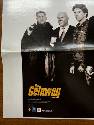 Poster PS2 The Getaway μεταχειρισμένο, αυθεντική αφίσα 2002