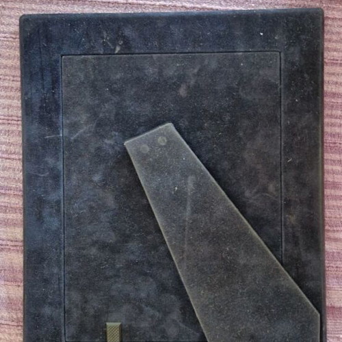 Silver photo frame like new