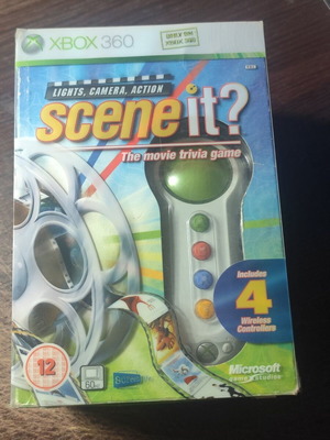 "Scene It? Lights, Camera, Action!" παιχνίδι Xbox 360 με 4 ασύρματα χειριστήρια