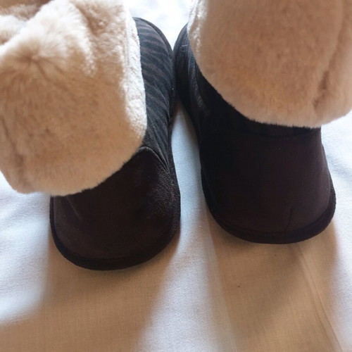 Slippers bootie with fur new, size 37-38 Marks & Spencer