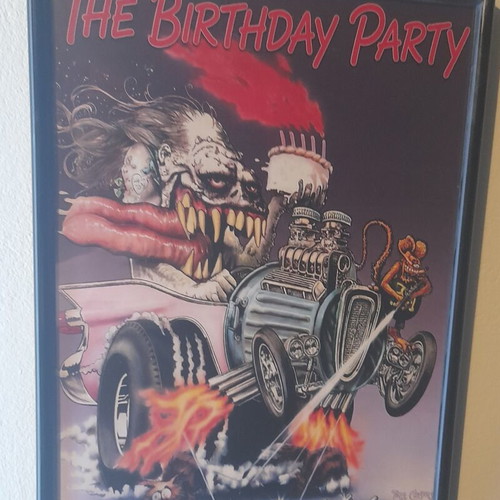 The Birthday Party band poster, Junk Yard, 32×23cm framed