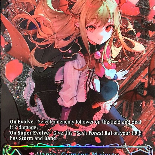 Vania Crimson Majesty Special Rare Shadowverse card