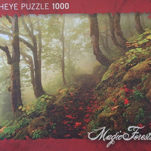 Heye Magic Forests puzzle 1000 pieces like new