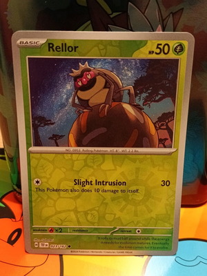 Κάρτα Pokemon Rellor Tef 023 reverse σαν καινούργιο