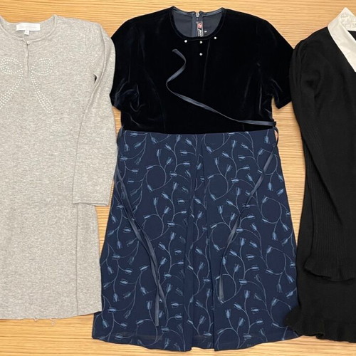 Girls' dresses for 8 years old like new, set of 3 pieces