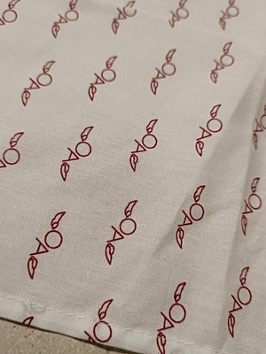 Olympic Airways cotton vintage pocket handkerchief