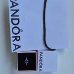 Pandora ring with blue stone size 56, silver s925, new