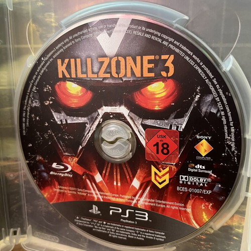 Killzone 3 PlayStation 3 game used